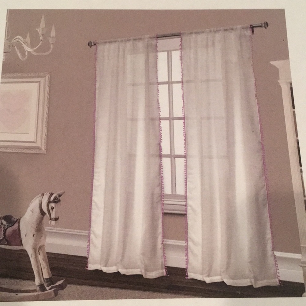 Set 2 Rod pocket panels 40”x84”